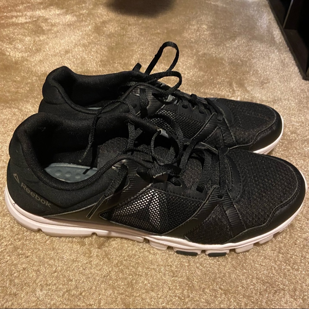 Reebok Black and White sneakers